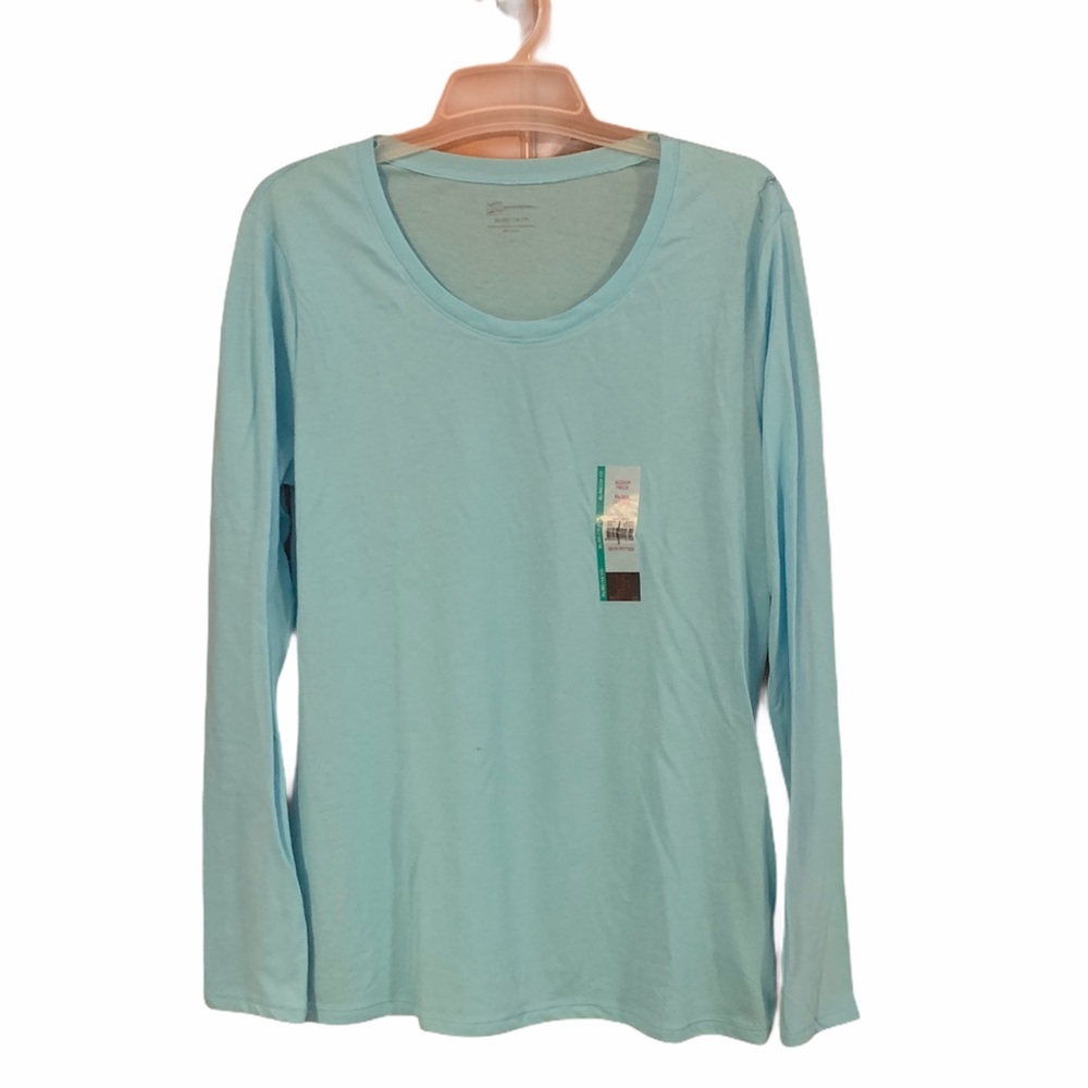 No Boundaries Sheer Long Sleeve Tee NWT Soft Lightweight Basic Top Women’s
